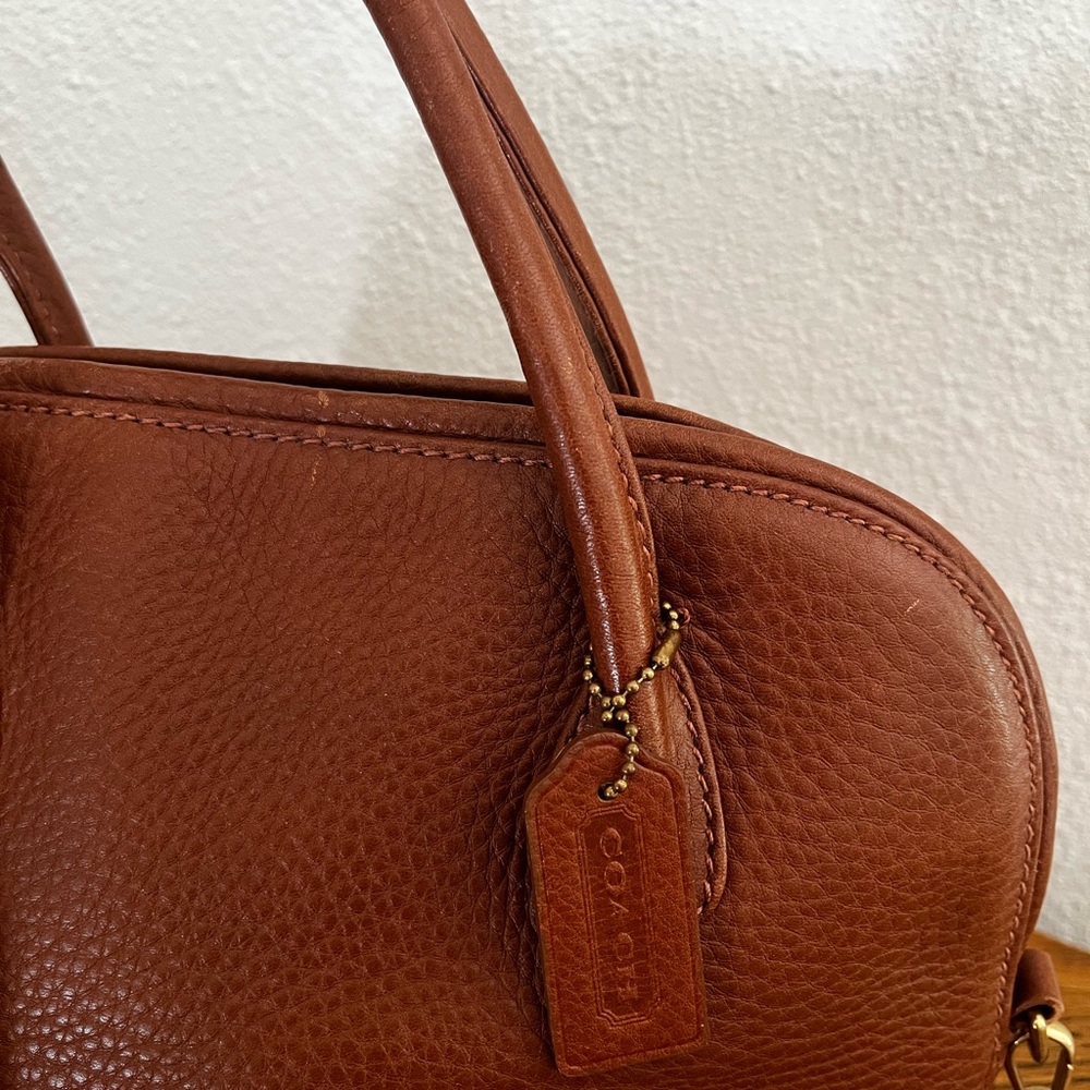 Vintage Coach Sonoma Satchel Brown Leather Shoulder Crossbody Bag - Picture 3 of 15